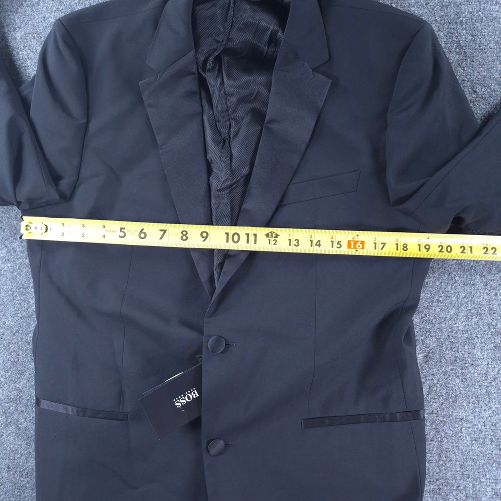 Hugo Boss Mens Tuxedo Jacket Black The Stars75 Glamour3 Wool Blazer 40R NEW - Picture 7 of 16